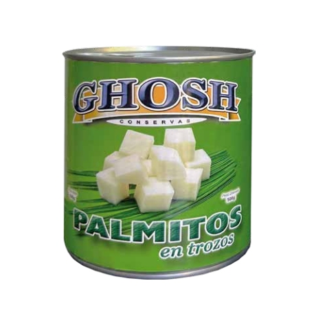 PALMITOS EN TROZOS 800 g. (Caja 12 unidades)