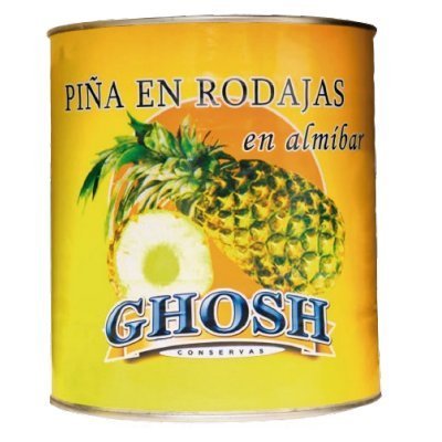PIÑA EN RODAJAS 3 Kl. (Caja 6 Unidades)