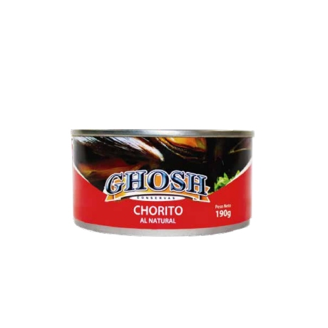 CHORITOS AL NATURAL 190 g. (Caja 48 Unidades)