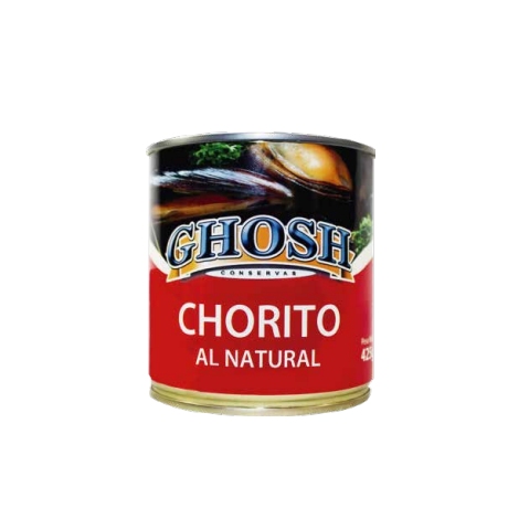 CHORITOS AL NATURAL 425 g. (Caja 24 Unidades)