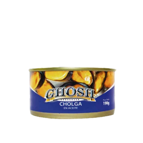 CHOLGAS EN ACEITE 190 g. (Caja 48 Unidades)
